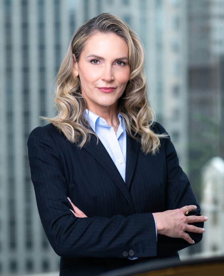 Portrait photo of Nora Feher, counsel (attorney).